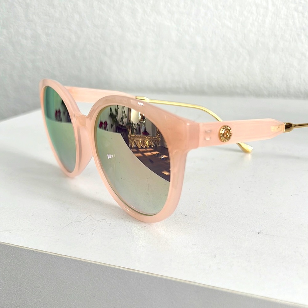 Pink mirrored sunglasses